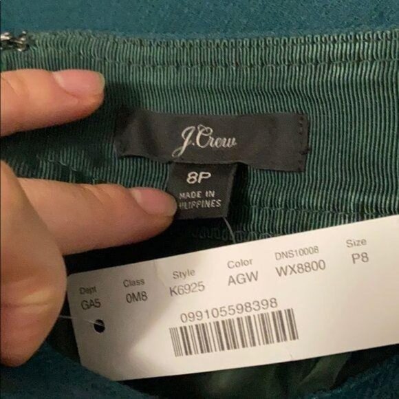 NEW J. Crew | Princess Mini Skirt in Double Serge Wool Sz 8P - Picture 4 of 9